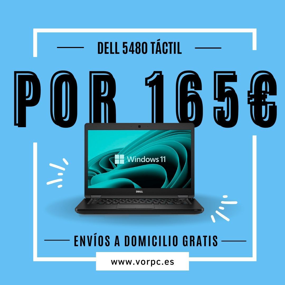 vorpc_es's tweet photo. 💸OFERTÓN DELL 5480 TACTIL 165€💸

Nuestra próxima oferta para el viernes 27/10/23 estad atentos!!!

Pídelo en nuestra web antes de que se agote!

#venta #ofertas #ordenador #reacondicionado #informatica #VorPC https://t.co/Z8DqDZg0bv