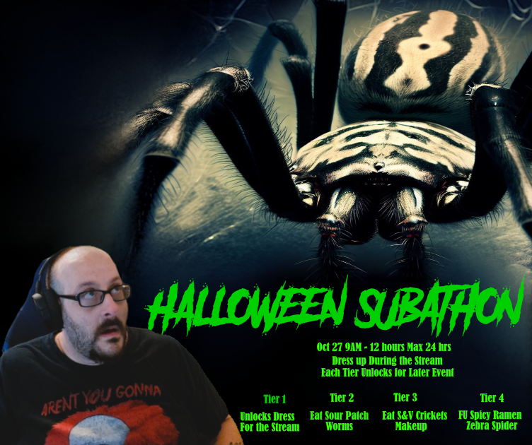 Brightlinettv's tweet photo. Live in less then 30 over on Kick/Twitch. You can find me both @ Brightline! I'm doing my subathon for up to 24 hours with a bunch of tier activities at each subgoal. From dressing up like the most beautiful lady in the land, to eating spiders. Hope to see you there! https://t.co/uqELaVME8I