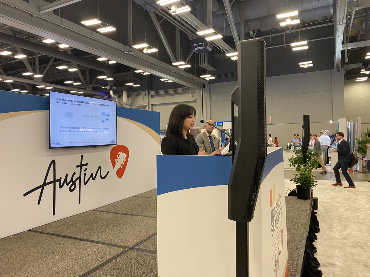 PRSGlobalOpen's tweet photo. Heck of a crowd to start #PSTM23 in #AustinTx! Great #prsglobalopen #techtalk discussing #chatgpt in #plasticsurgery!

Read the paper! Navigating the Ethical Landmines of ChatGPT: Implications of Intelligent Chatbots in Clinical Practice": https://t.co/z5jeoJ0fMt

@DukeMedSchool https://t.co/9c7AyykK9V