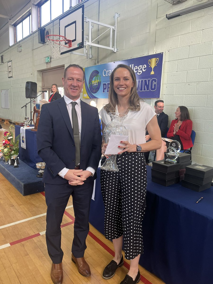 We had the pleasure of having our past pupil Dr. Lizzy Deery as our special guest at this years annual prize giving. Dr. Deery’s speech was truly inspiring and she talked so fondly of her time at #CranaCollege.