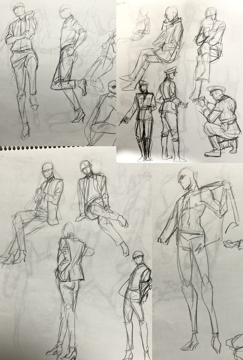 遅くなってすみません。 モデルのかちょうさんの足が長くて紙からはみ出そうになってしまいました。かなりの数のポーズを描かせていただきありがとうございました。クロッキー帳が終わりそうになって焦りました💦 #関西ドローイング会 #関ドロ会 #かちょうさん 2023年10/14