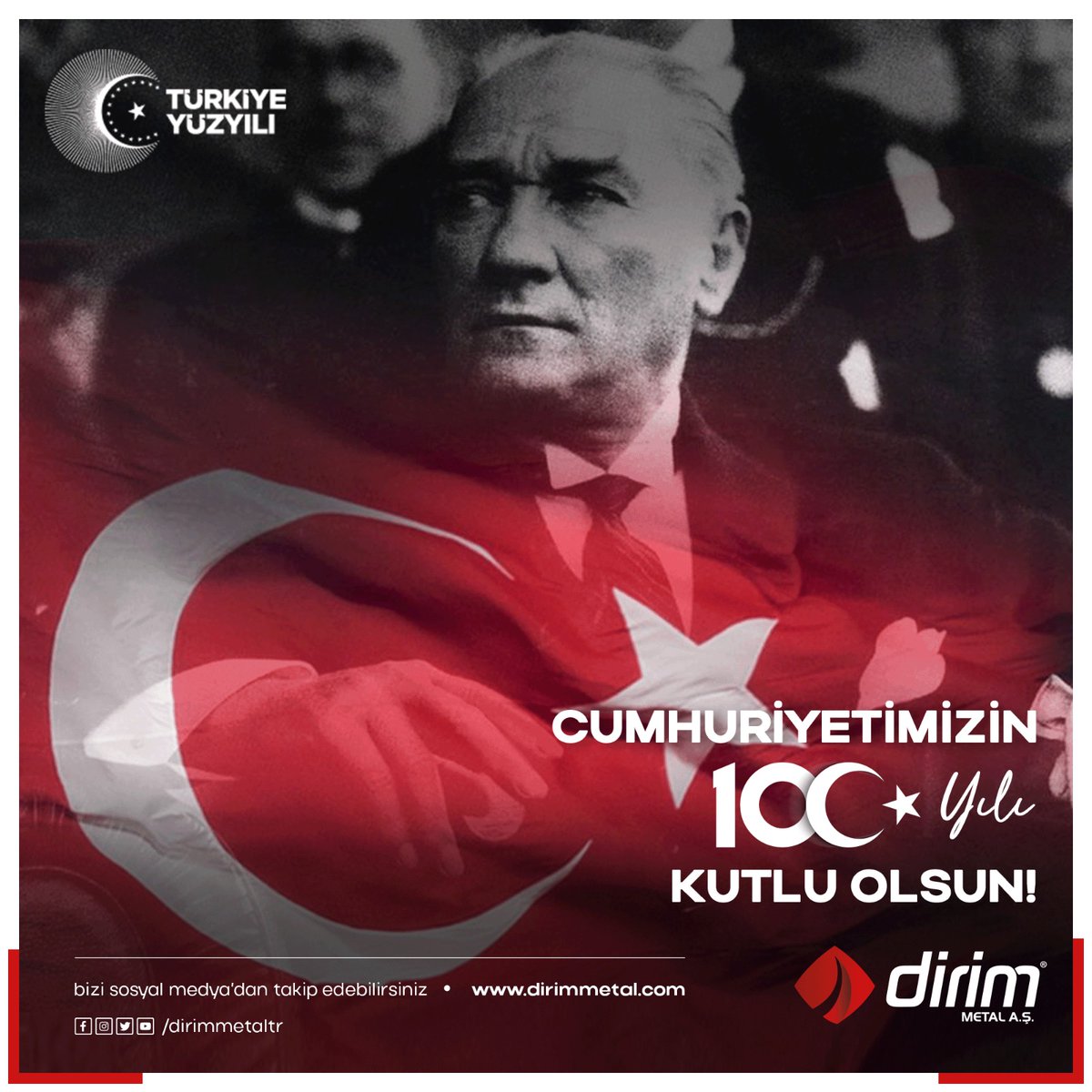 DirimMetal's tweet photo. Cumhuriyetimizin 100.yılı kutlu olsun.
#CUMHURIYETİMİZ100Yaşında https://t.co/8jiUKdV01l