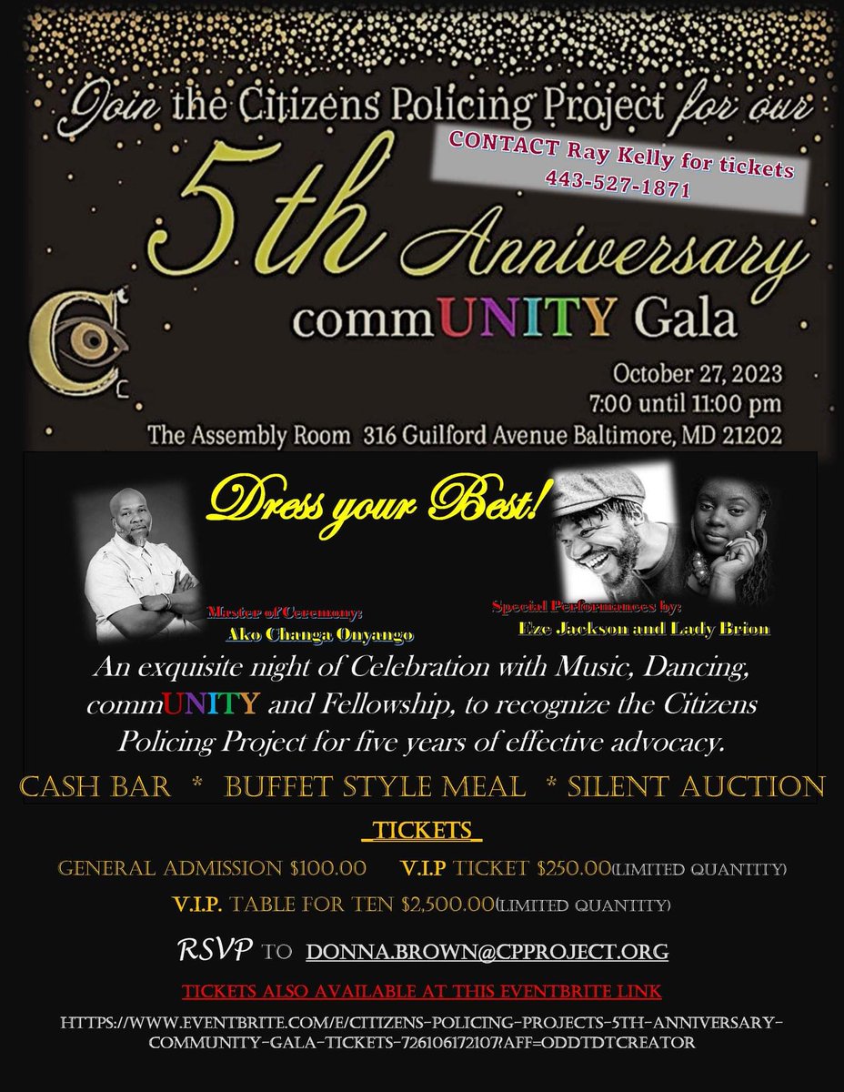 Tonight's the night, did you get your tickets?
We hope you'll join for a celebration of 5 years of #CommunityPowered advocacy and service!
Tix available here until 5:00 pm: NO FEES! eventbrite.com/e/citizens-pol… 
General Admission tix at the door, Cash or Card only!
See y'all tonight!
