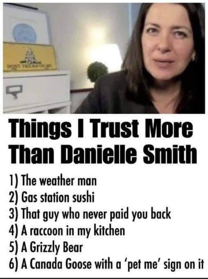 This pretty much sums it up…  #abpoli #ableg #cdnpoli #cdnpolitics #DanielleSmithIsLyingToYou