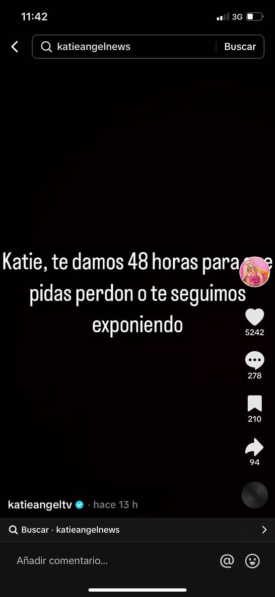 KatieAngelFacts's tweet photo. Amenazando que si ella no podía perdón en “48 horas” serían filtradas múltiples “pruebas” contra de ella, solo así “filtrando” una conversación y subida múltiples de veces con distintas canciones y formatos. https://t.co/UZ8rbc4wll