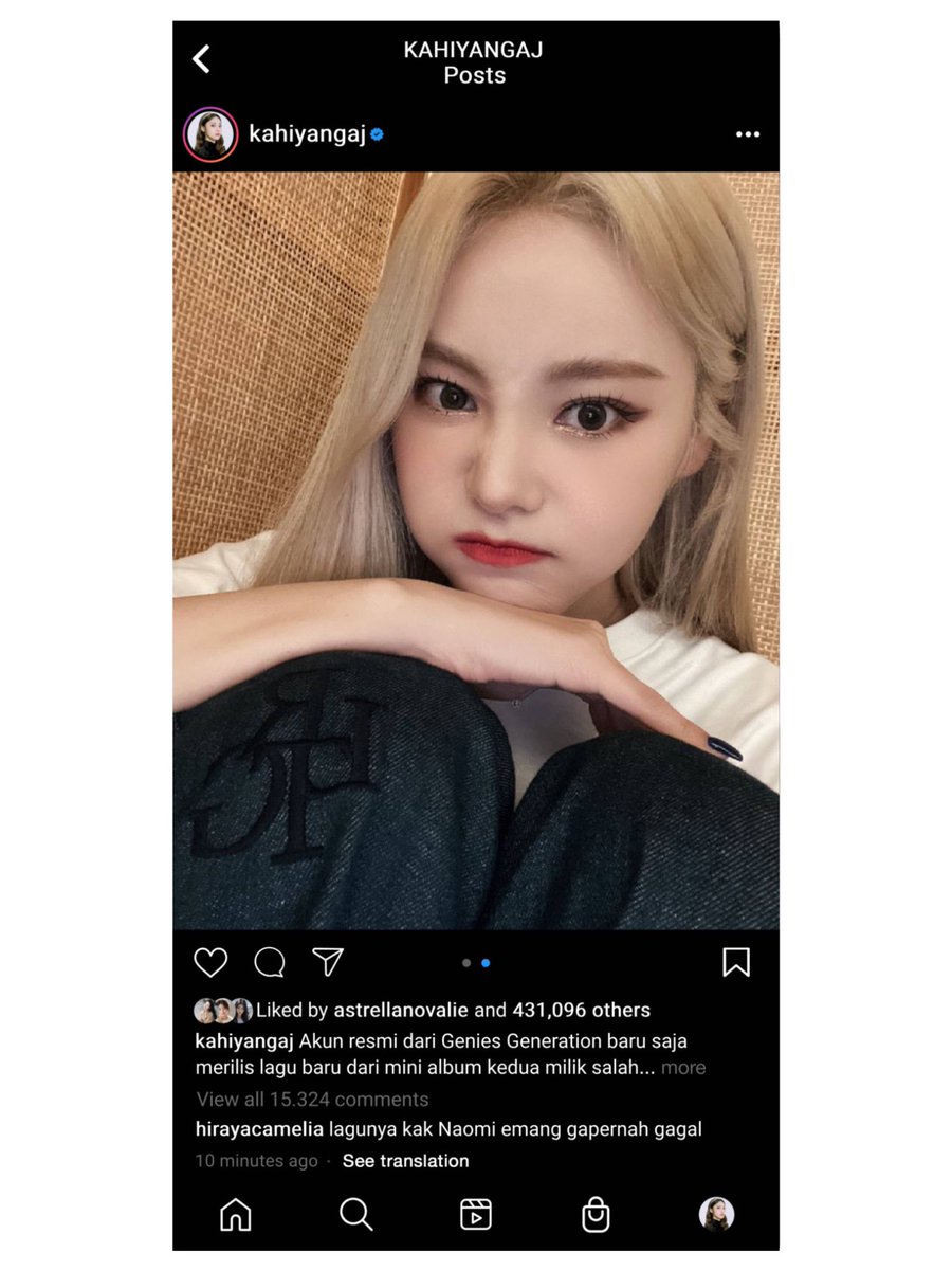 antologikartika's tweet photo. ᅠ
ᅠ
ᅠ
𝗜𝗡𝗦𝗧𝗔𝗚𝗥𝗔𝗠 𝗨𝗣𝗗𝗔𝗧𝗘
@𝐤𝐚𝐡𝐢𝐲𝐚𝐧𝐠𝐚𝐣 posted a photo

𝐤𝐚𝐡𝐢𝐲𝐚𝐧𝐠𝐚𝐣 Akun resmi dari Genies Generation baru saja merilis lagu baru dari album kedua milik salah satu anggotanya yakni Ce Naomi. Kalian sudah nonton music videonya belum?
ᅠ
ᅠ
ᅠ https://t.co/UOTMH5kmGf