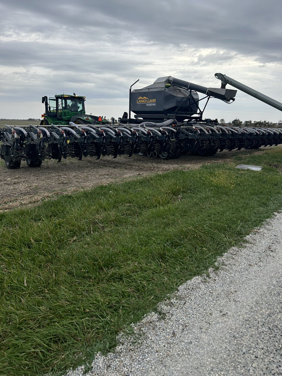 Making our first strips with our new <a href="/land_luvr/">Land Luvr</a>  bar. Looking forward to planting already