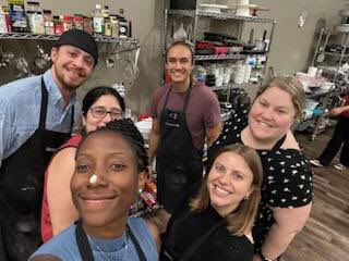 We’ve had a hiatus with busy clinics, conferences, and activities! Our September social was a cooking class with participation from residents, faculty, APPs, and nursing staff! Nothing warms the heart like a good meal ❤️ #RadOnc