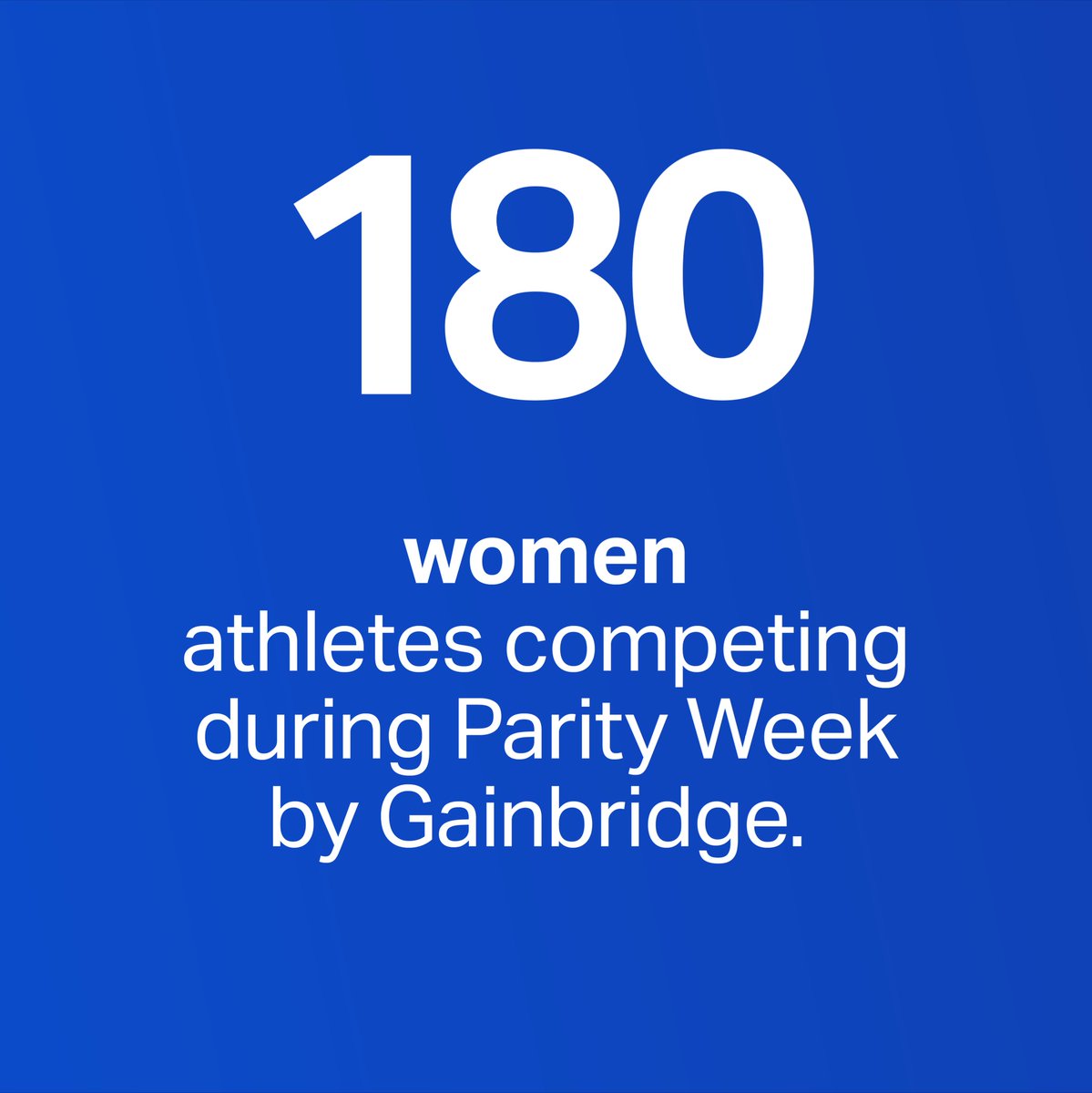 Join us for #ParityWeek November 6-12! We’re leveling the playing field by partnering with our sister company, @paritynow_, a brand committed to closing the gender income and opportunity gap in professional sports. Learn more about Parity Week here: okt.to/2PCyLI