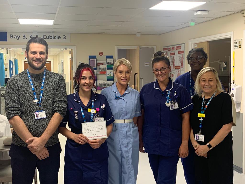 SURGERYPROUD - A thank you to the B10 team who gave exceptionally good care to patients throughout a challenging time. Nominated by Lesley on behalf of a relative. Thank you.