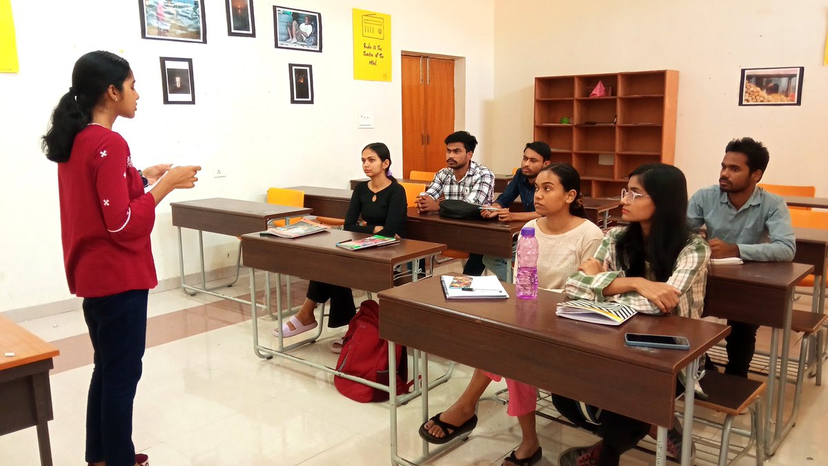 cms_curaj's tweet photo. As part of celebration of Global Media &amp; Information Literacy Week 2023, students of MA CMS (2023 batch), Central University of Rajasthan (India) took the pledge to become proud MIL CLICKer and read the message from Ms. Audrey Azoulay, Director-General of UNESCO. 1/3 https://t.co/CAqU8Epr0d