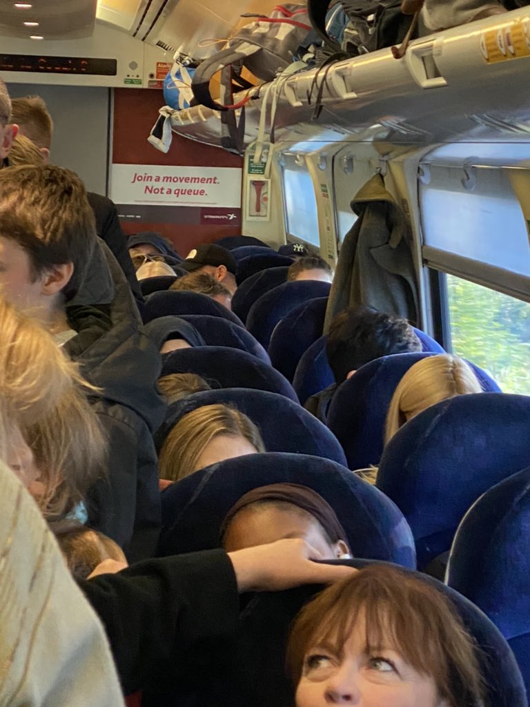 Jeremy Clifford (@jeremyclifford9) on Twitter photo Someone <a href="/CrossCountryuk/">CrossCountry Trains</a> needs to get their marketing sorted. Despite a seat reservation, once again queuing on their trains. Someone <a href="/CrossCountryuk/">CrossCountry Trains</a> needs to get their marketing sorted. Despite a seat reservation, once again queuing on their trains.