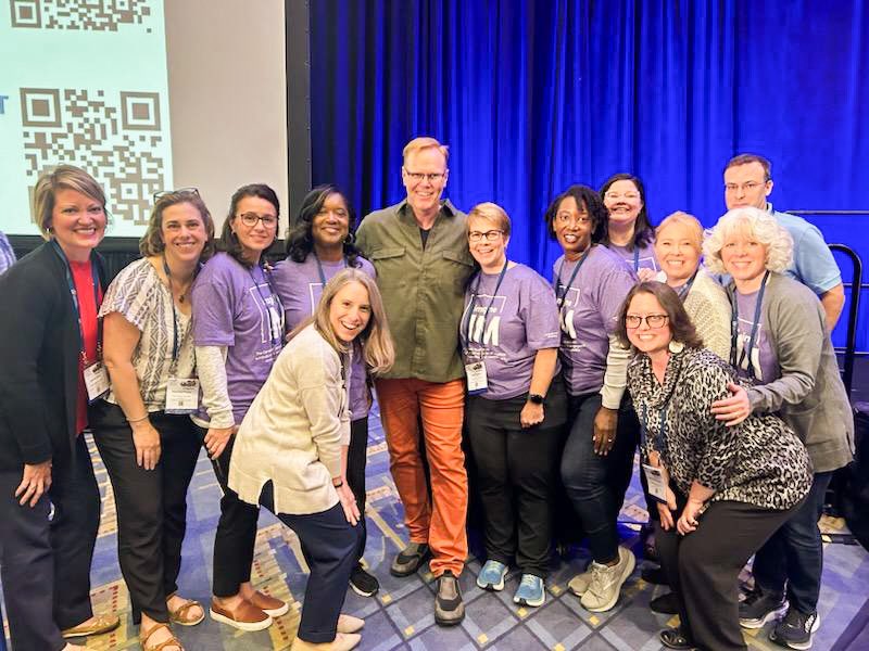 MsFuquasClass's tweet image. Just finished the most amazing session!  So many ideas! I can’t wait to show my 6th graders what I’ve learned! @pgliljedahl #BuildingThinkingClassrooms
@RMSortn