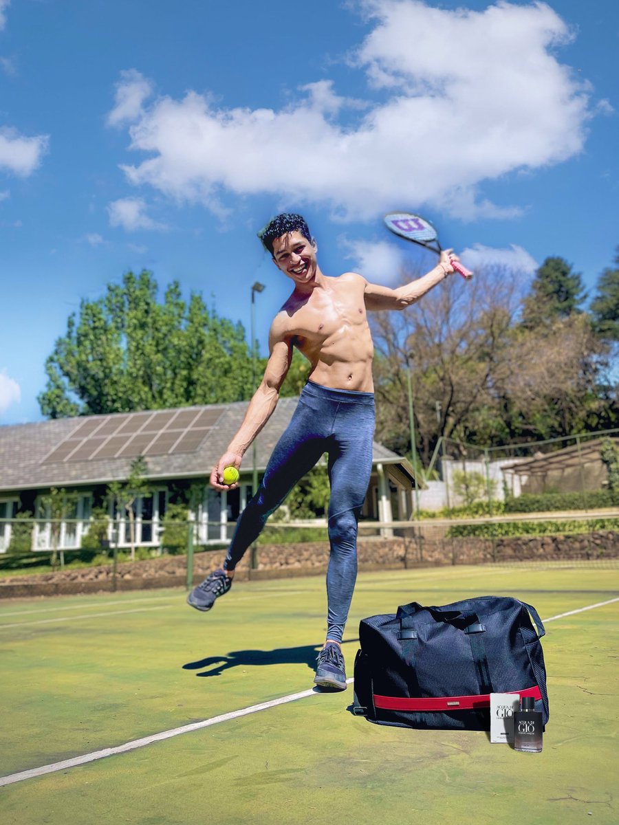 kev_rain's tweet photo. Life is too short to wear boring tennis clothes.

Also I play better when I’m geared up with my Aqua Di Giò from Armani. I never run out because it is refillable. The bag looks stylish and fits all that I need. 😎

#aquadigioprofumo #armanix #armani #profumo @armani https://t.co/1ui9noWAoc