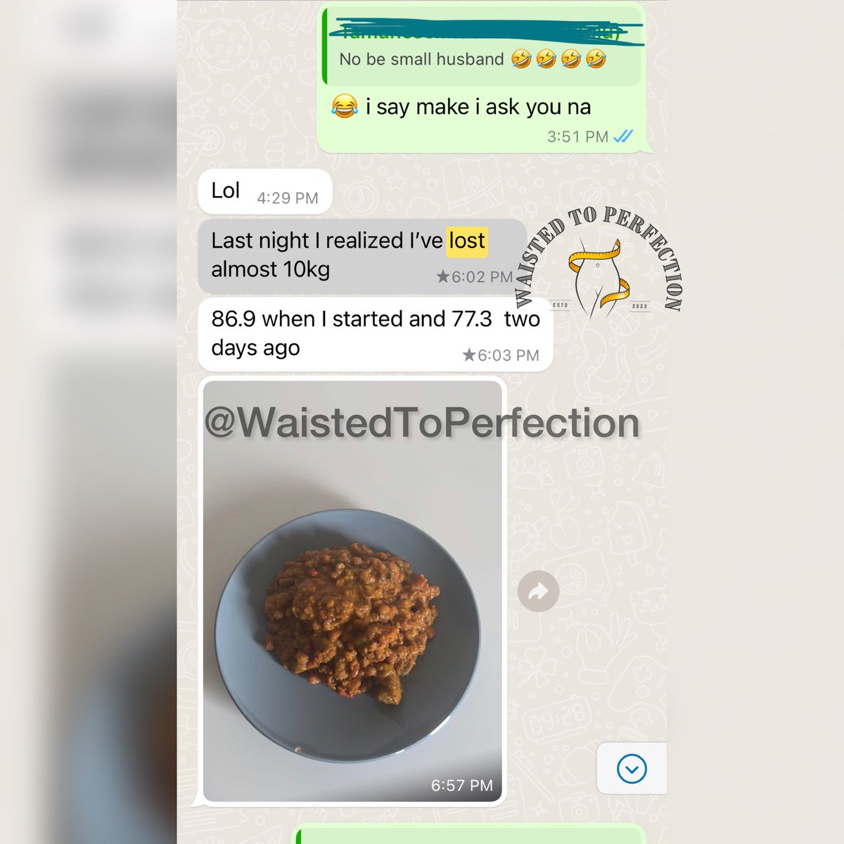 Waisted To Perfection tweet media