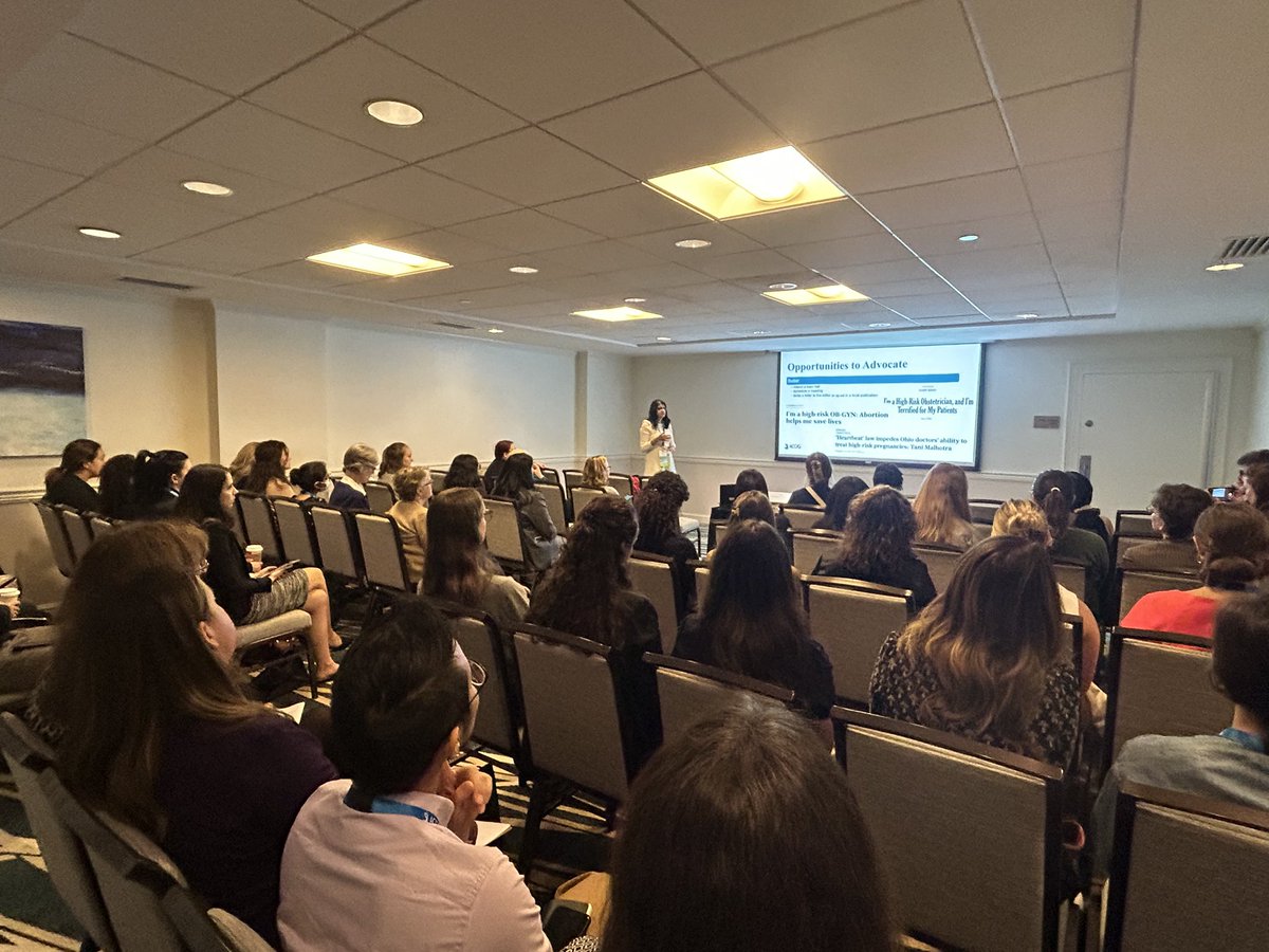 Wow! <a href="/ACOGDistrict5/">ACOG District V</a> secretary <a href="/TaniMalhotraMD/">Tani Malhotra</a> is talking advocacy to a packed room at the #ACOGNewport <a href="/ACOGOhio/">ACOG Ohio</a> <a href="/KentuckyACOG/">Kentucky ACOG</a> <a href="/msacog/">MSACOG</a>