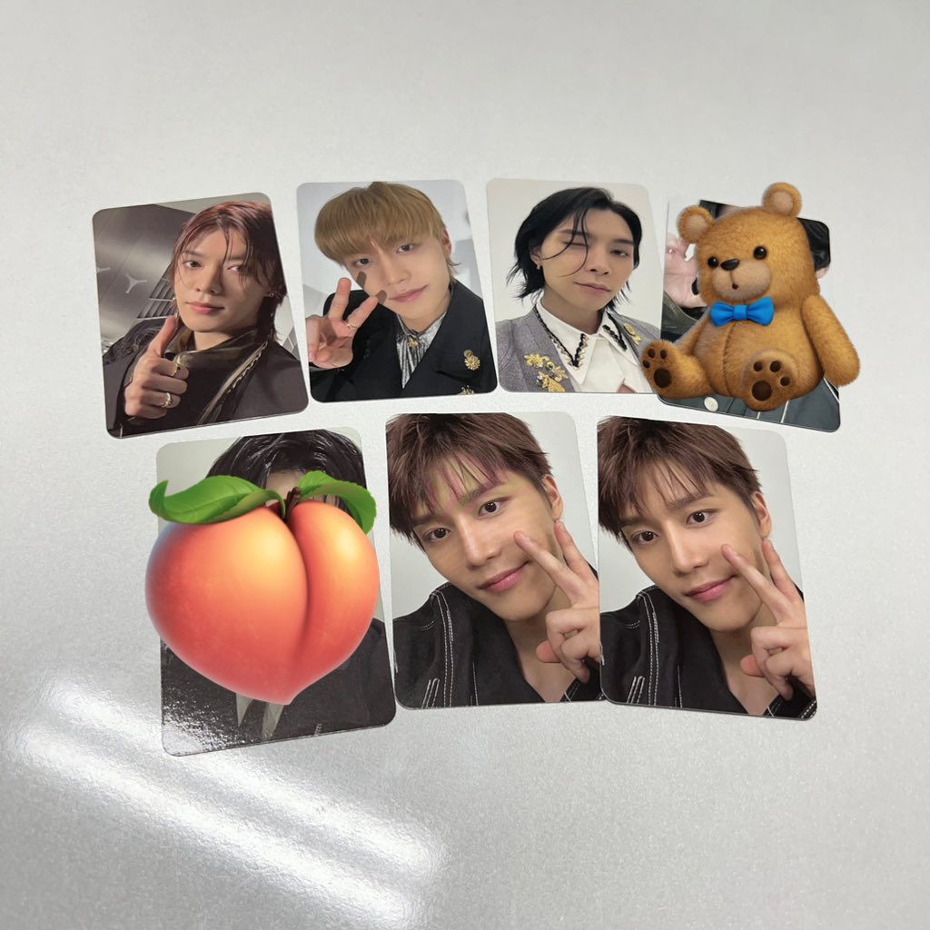MnR6a's tweet photo. 팩트체크 포카 교환

나: 엽서 정우 해찬
포카 태일 쟈니 태용 유타 도영 재현 정우 해찬
🌱: 아무버전 모든 마크 가능해요🥹

nct 127 엔시티 스토리지 스미니 예사 쇼케 응모 특전 슴스토어 에버라인 영풍 핫트 샹들리에 qr 디지팩 exhibit 애플뮤직 위버스 케타포 팬싸 미공포 메이크스타 https://t.co/BGkSDqN4zg
