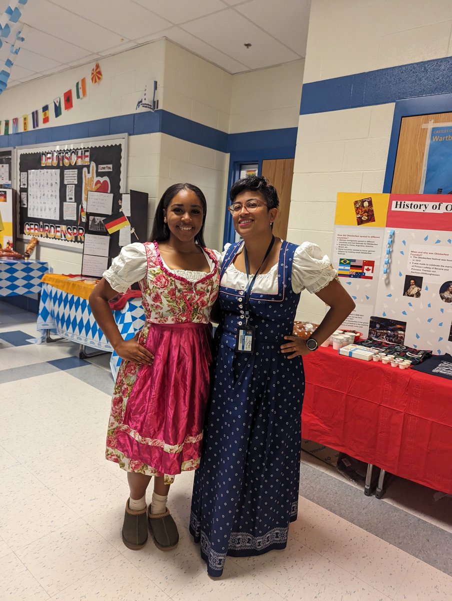 CburgWL's tweet photo. Awesome job from our German club, putting together the first ever German cultural EXPO @Cburg_Coyotes https://t.co/I3AadQXAJJ