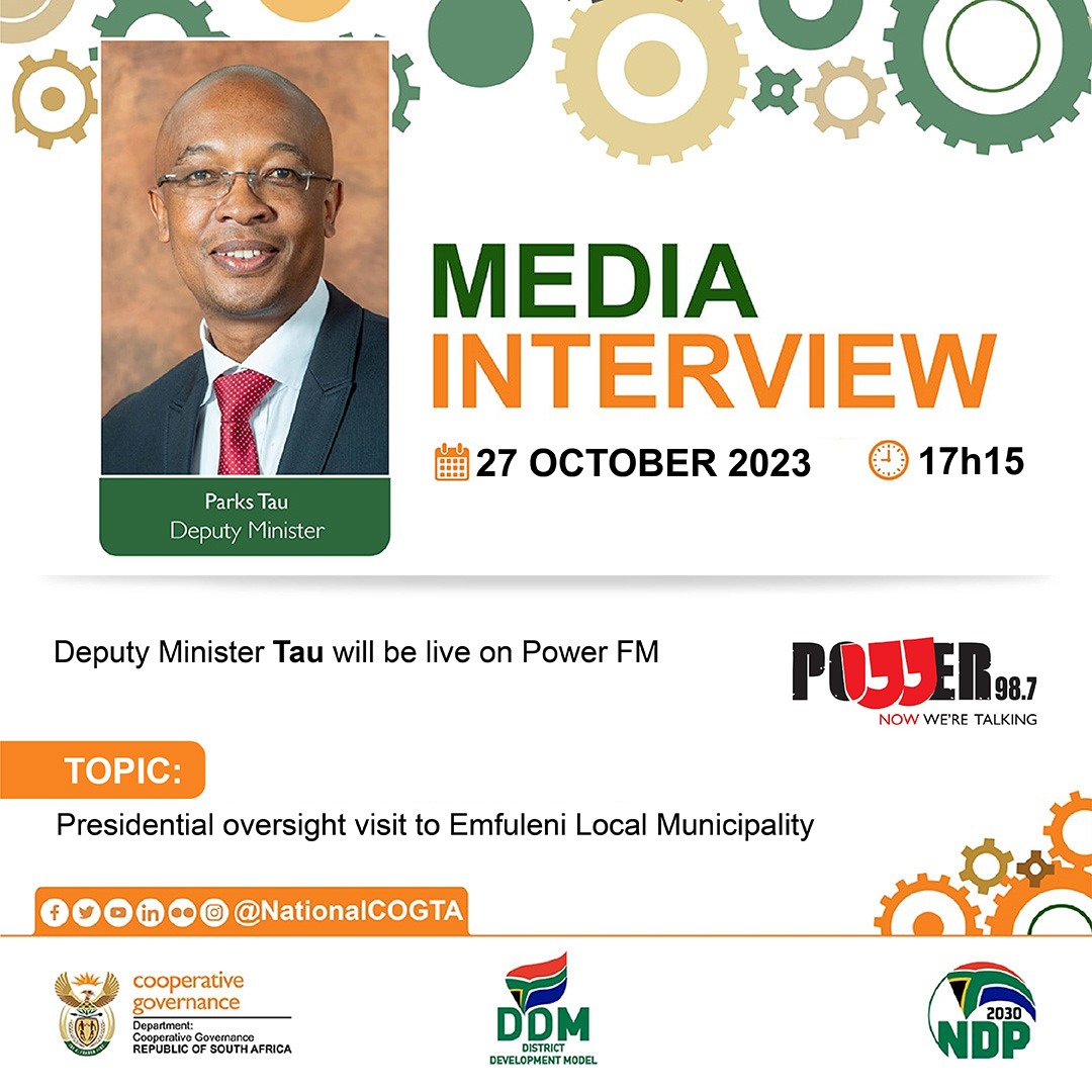 TauParks's tweet image. Following today&apos;s visit, myself and the Executive Mayor of Emfuleni Cllr Sipho Radebe will address questions from #ThabisoKotane on #PowerFM. Tune in from 17h15 and 17h50.
Let&apos;s make Local Government everyone&apos;s Business 
#LocalGovatWork
