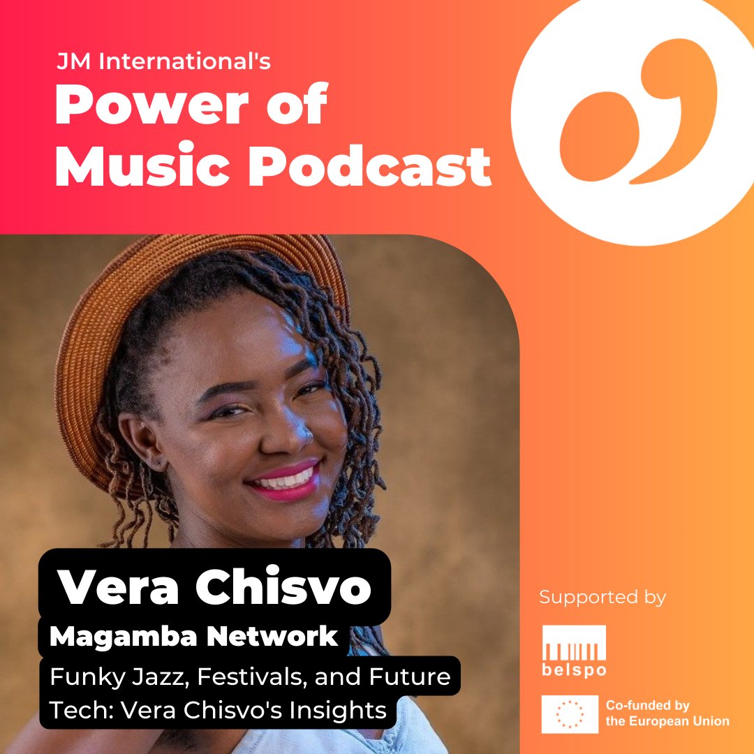 🎟️ In Episode 29, we talk about how African music festivals shape the industry's future with Vera Chisvo, jazz artist and Arts Coordinator. 📢 Link to the episode: open.spotify.com/episode/0K6GF6… #powerofmusic #jminternational #musicinafricafoundation