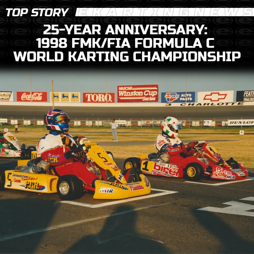eKartingNews's tweet photo. This weekend marks 25th anniversary of 1998 Formula C World Karting Championship hosted by WKA - lone shifterkart world title event held in USA.
https://t.co/IxyMABLey6
#FIA #FIAKarting #FIAWorldKartingChampionship #FormulaC #FC #Shifterkart #WKA #NAKC #Charlotte #karting https://t.co/jTYYUEQitt