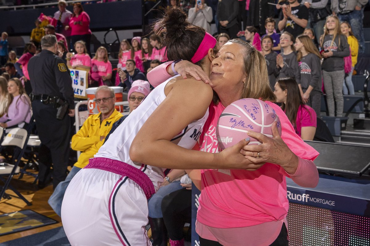 Fans I need your help! Michigan Women’s Basketball is passionate about ending breast cancer. We have the EASIEST way to fund research this October. Each RT of #wedrivefor = $5 donated to @americancancer. @wedrivefor survivors and thrivers! Let’s raise $5,000 with just 1,000 RTs!