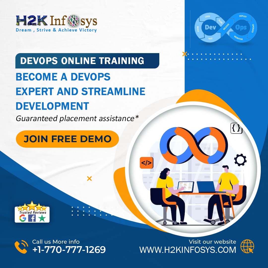 MadhuSudhan312's tweet image. #DevOps Training at H2KInfosys
@h2kinfosys offers comprehensive DevOps training that can open doors to exciting career opportunities.
Enroll Here: bit.ly/45vT1nB
📞+1-770-777-1269✉️training@h2kinfosys.com
🌐h2kinfosys.com
#devops #h2kinfosys #certification