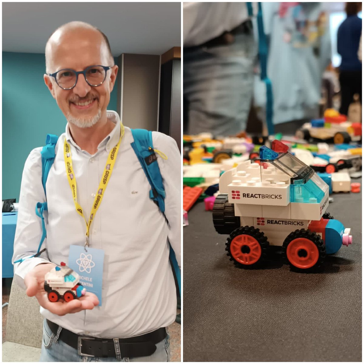 Another amazing car at the @ReactBricks booth at @reactjsday
Like to vote!
#reactbrickslego #reactjsday23