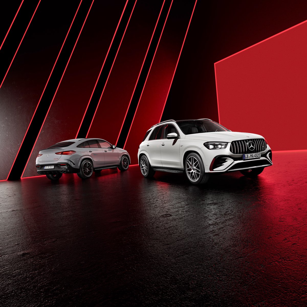 MercedesAMG's tweet photo. Coupé or SUV. Which Hybrid is for you?
#MercedesAMG #AMG #AMGPremiere #AMGRespect #GLE53SUV #BuiltBold https://t.co/EsshnOUMYq
