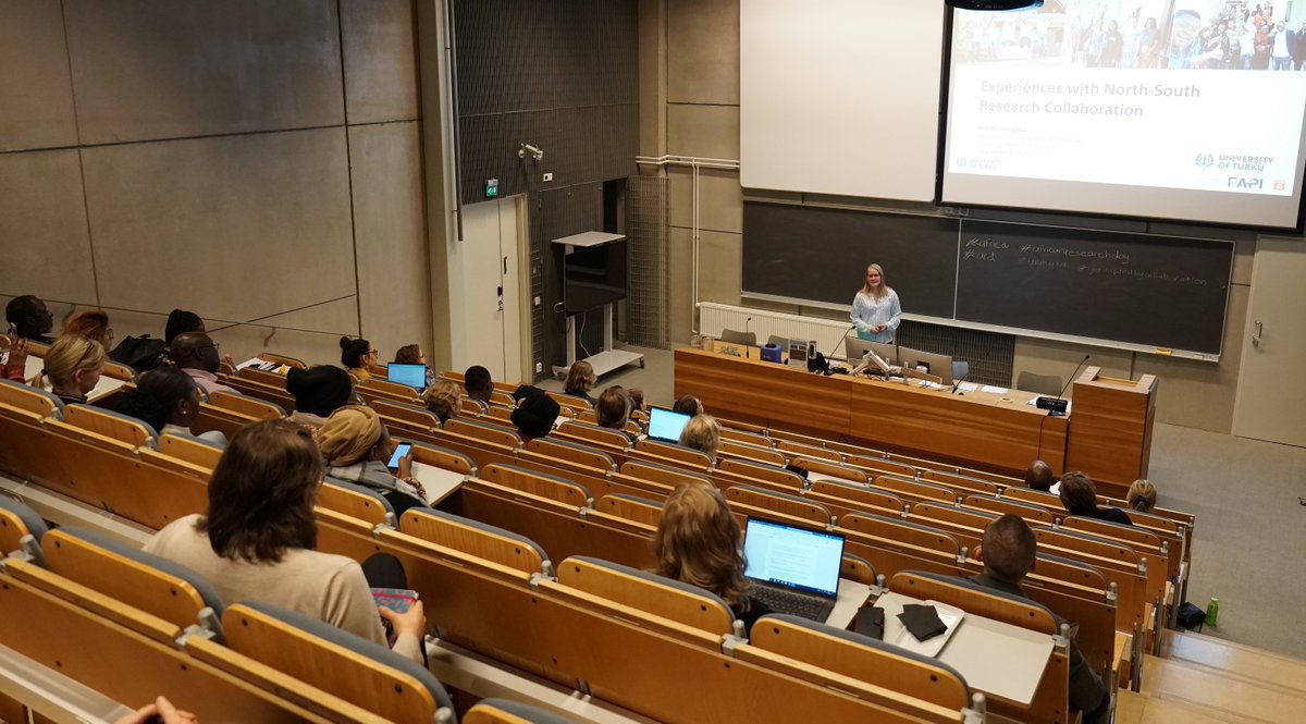 Today we had the pleasure of hosting the event 'African Research Day - Collaboration in Research and Education' organised by the Finland-Africa Platform for Innovation (SDG 9) - FAPI. 🌍 Thank you to all the speakers and participants for a very interesting event! #uniturku #FAPI