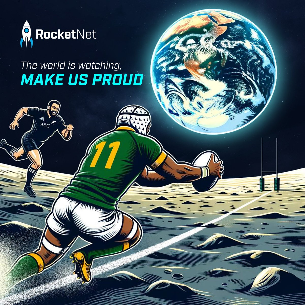 Tomorrow is the day we've all been waiting for – the #RWC2023 final! 🏉 <a href="/Springboks/">Springboks</a> vs New Zealand, a clash of titans. Let's rally behind our team and make those 80 minutes count. Go Boks, #MakeUsProud! 🇿🇦