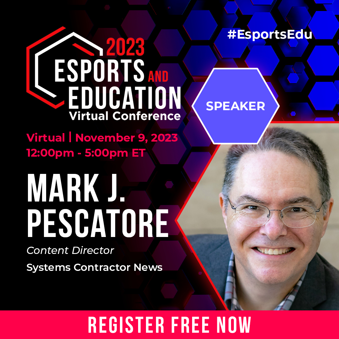 SCNmag's tweet image. Game titles may vary, but all esports programs need technology. Join #SCNmag&apos;s Mark J. Pescatore on Nov. 9 for a panel discussion, &quot;Anatomy of an Esports Program in 2024,&quot; and dive into the equipment list you need to run a successful program. #EsportsEdu
eduesportsexpo.com/2023