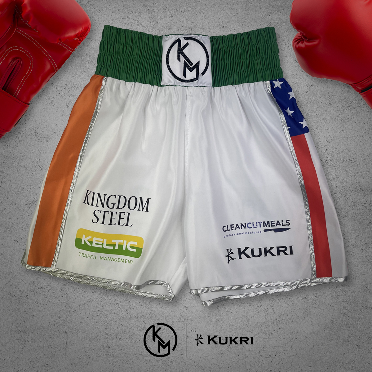 Ready to make his US debut in style. Our boxing ambassador, Kieran Molloy, is fight ready with his shorts engineered for power and agility to maximise his performance in the ring. Wishing @Kieranmolloy8 the best of luck ahead of his big fight on Saturday night! #KukriSports