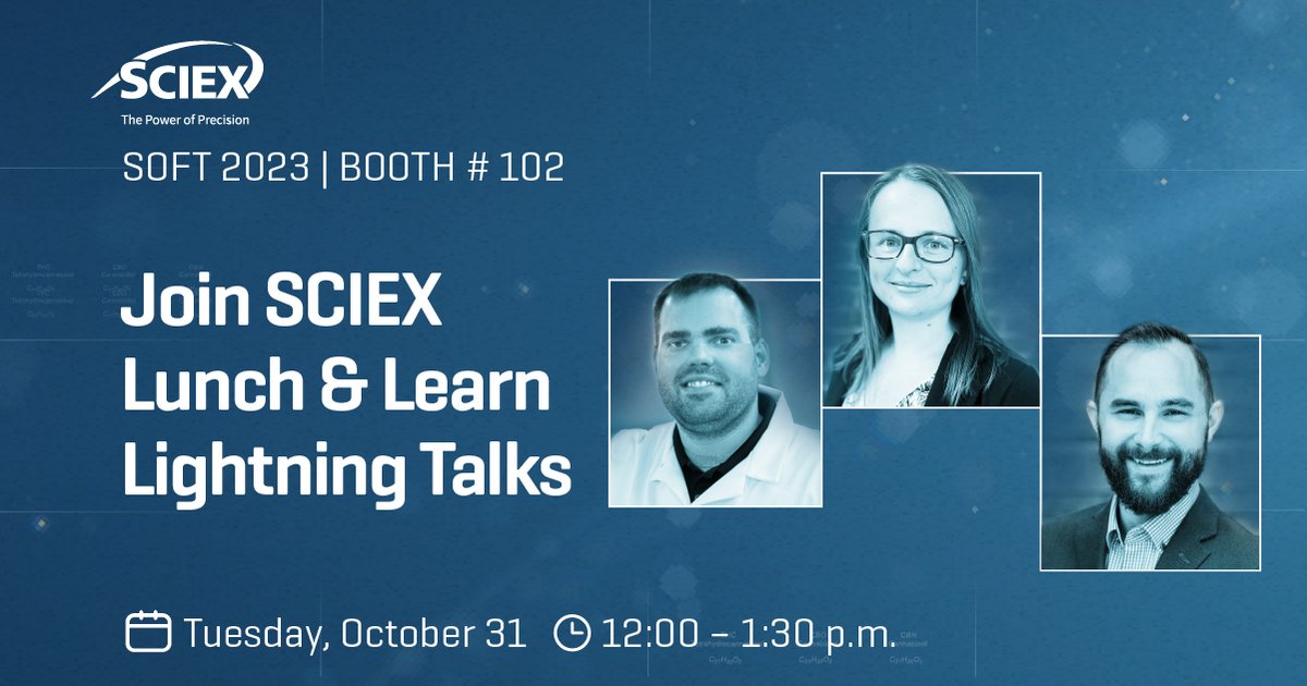 Heading to Denver for #SOFT2023? Bookmark your agenda to join our workshop on Tuesday and learn about the latest #LCMS techniques for #ForensicAnalysis. Register here 👉👉👉👉👉 bit.ly/3s30zjH

#MassSpec #ForensicTesting