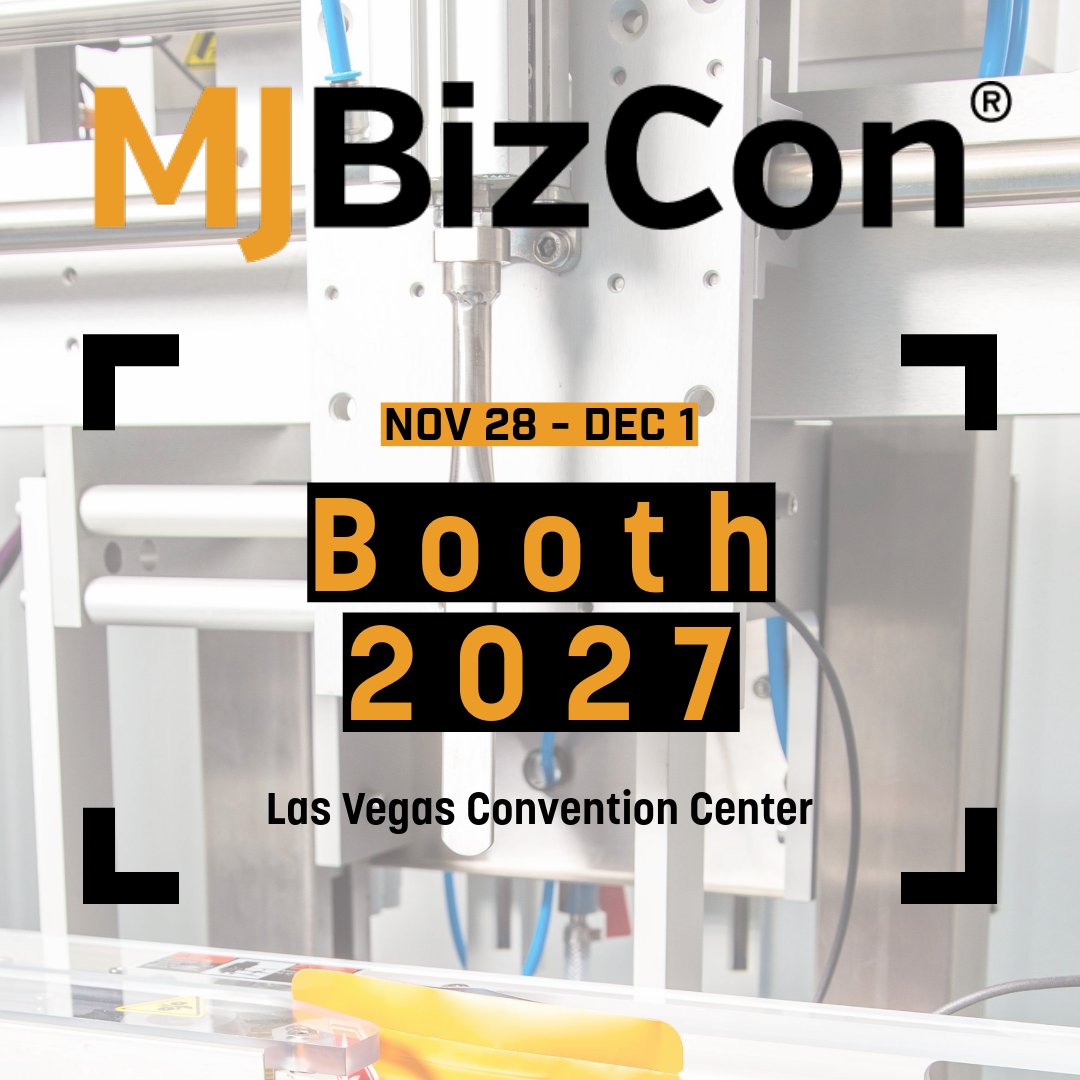 It's almost time for MJBizCon! We are so excited to be attending this event for the first time! Join us at booth 2027. Check out our #cannabispackaging solutions and test your samples on one of our sealers! Don't miss out! #packagingequipment #MJBizCon <a href="/MJBizDaily/">MJBiz</a>