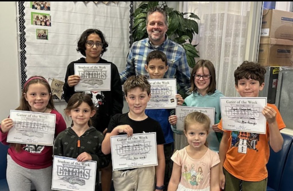 Celebrating our Students of the Week at Greene-Hills School! We are so proud of all of our Gators for showing their SHARP skills in all that they do! We are so proud of you! 🙌🏻💙🐊💚 @GHillsGators @BristolCTSchool