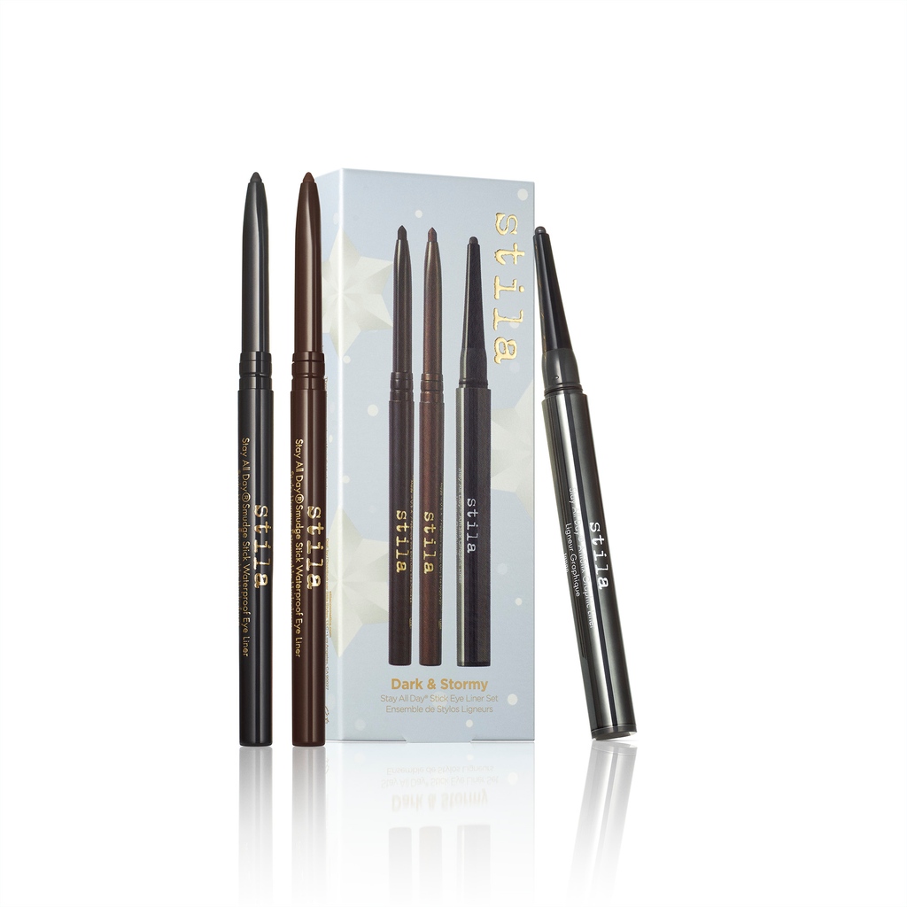 stilacosmetics's tweet photo. Meet the Dark & Stormy Stay All Day Stick Eye Liner Set! 🖤✨🌩️
A $68 VALUE FOR ONLY $34 – Available exclusively @UltaBeauty! 🛒
#Stila #StilaCosmetics #HolidaySets #Holiday #Gifting #GiftIdeas https://t.co/stQo2uyDdc