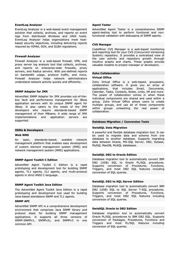 rmnth's tweet photo. A friend shared this brochure from 18 years ago to help me understand how Adventnet became @Zoho.
There was only one 'Zoho' product back then: Zoho Virtual Office, "a web-based, groupware, collaboration software."
Fascinating to study how companies grow.
#ContrarianReads https://t.co/kifspeHAzw