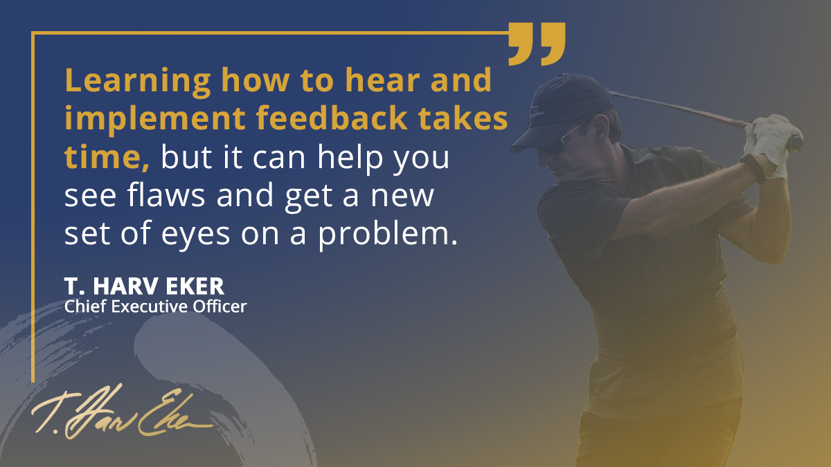 Have you ever felt stuck in a rut? Taking feedback is like getting a new lens to view your challenges. 

By truly listening and implementing others' insights, you unveil blind spots and discover new approaches. 

Visit harveker.com to learn more!
