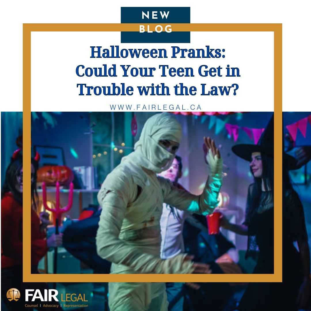FairLegalAB's tweet photo. Halloween pranks can be a fun for teens to celebrate the holiday. However, it's important to remember that certain pranks can cross the line and potentially lead to trouble with the law. Read: https://t.co/LnzXfhe9Ki 
#calgarylawyer #yyc #yyccriminallaw #halloweenpranksgonewrong https://t.co/kRCKPa1URz