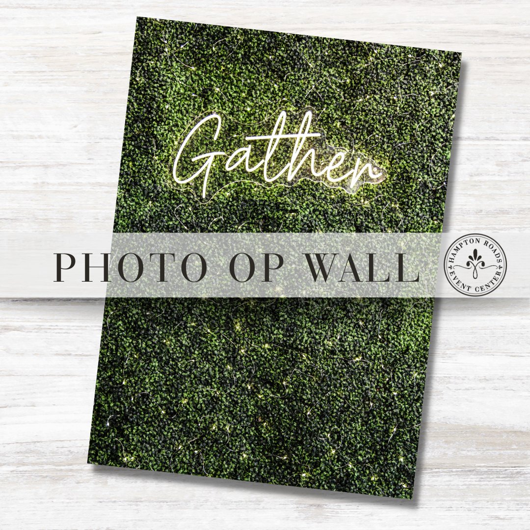 Brighten up your feed with vibrant photos against our eye-catching photo op wall. Every angle is Instagram worthy at Hampton Roads Event Center! 🌟

#HamptonRoadsEventCenter #HamptonVA #NewportNewsVA #YorktownVA #EventVenue #HamptonRoadsEventVenue #VirginiaEventCenter #Weddings