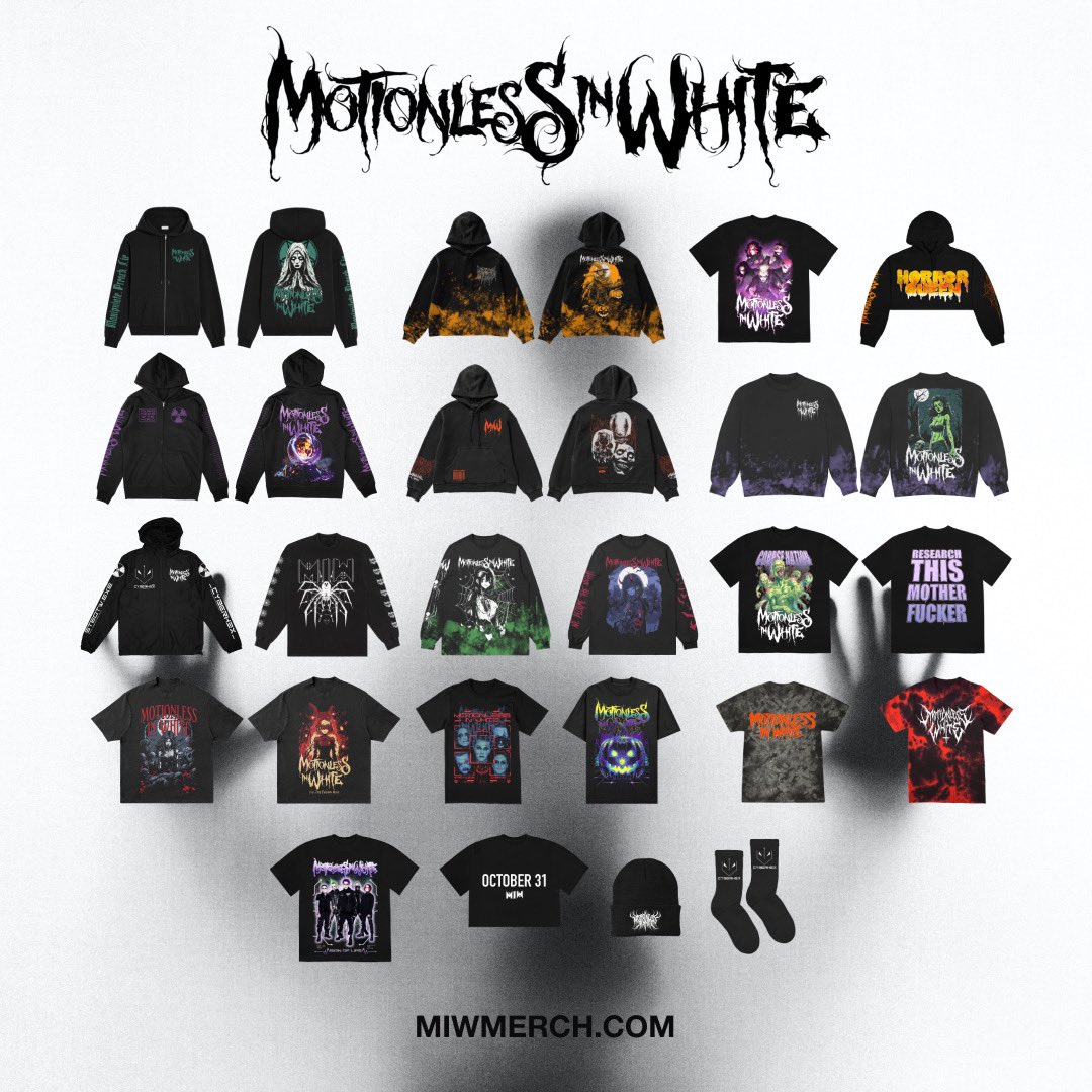 Merch drop 1 of 2 for the rest of the year is now live! Check out our new merch store: miwmerch.com