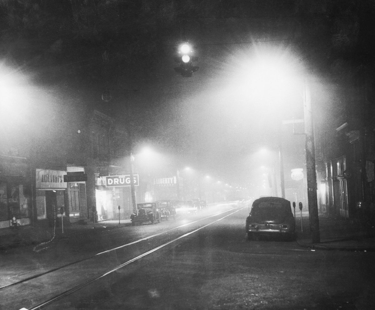 This Day in Labor History: October 27, 1948. An air inversion trapped the pollution spewed out by U.S. Steel-owned factories in Donora, Pennsylvania. The Donora Smog killed 20 people and sickened 6000 others. Let's talk about this environmental horror spawned by corporations!