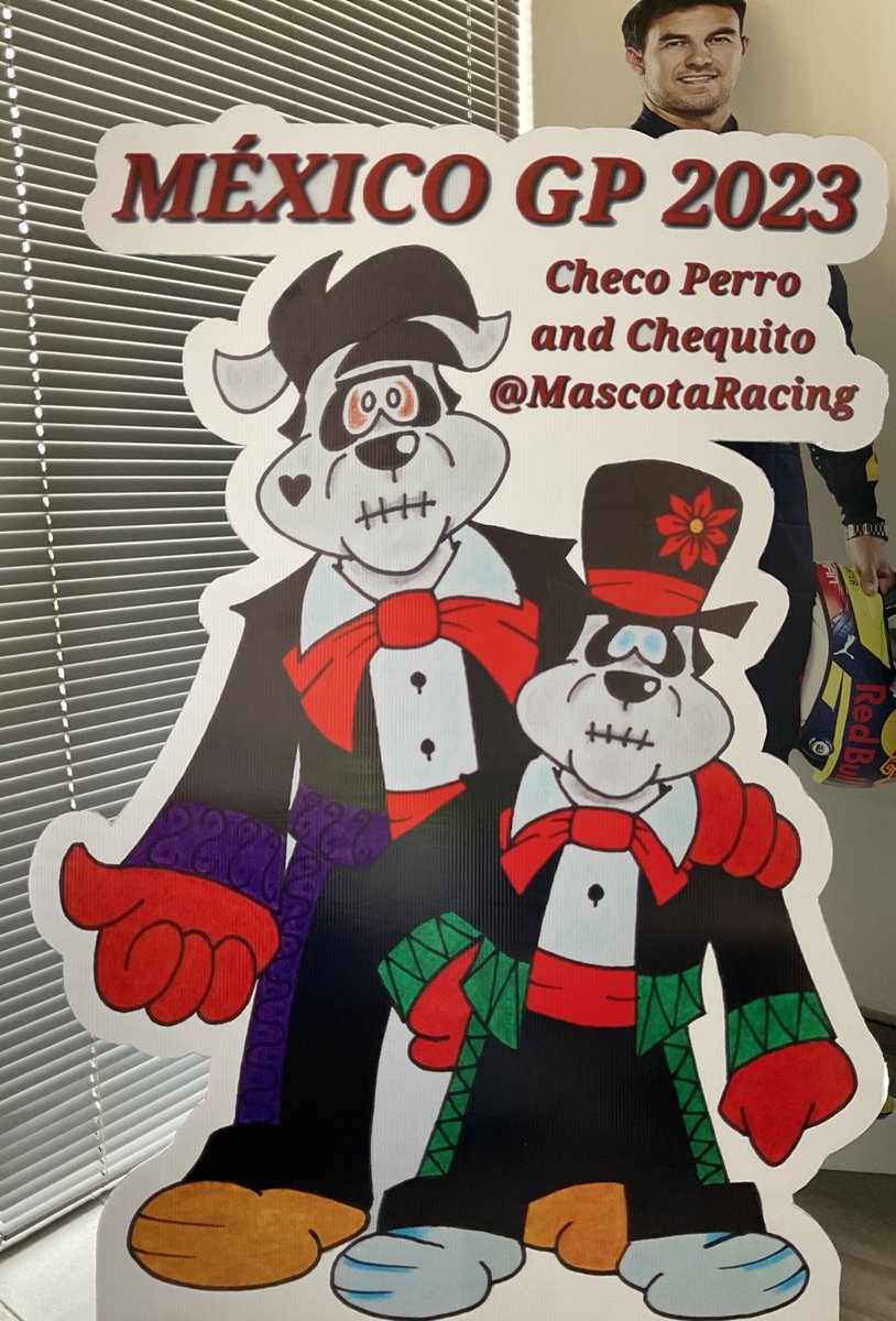 kikorron1's tweet photo. @MascotaRacing @johannes_gp18 @F1Katt @RBChequista @SChecoPerez Listos #NeverGiveUp #ChecoPerro en el @mexicogp By Justin @MascotaRacing ๐ซก๐ฒ๐ฝ๐ฌ๐ง paddock @ChacoteroF1 @F1NewsLatam1 @RBChequista https://t.co/wWugSUuKVw