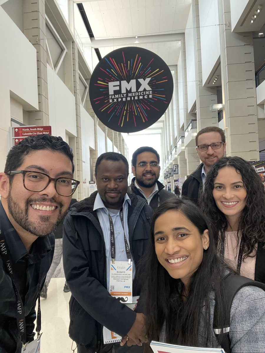 New residents enjoying and having fun in <a href="/aafp/">AAFP</a> FMX conference in Chicago. 

Representation matters 
#aafp #aafpfmx2023 #Chicago #familymedicine #resident #MedEd