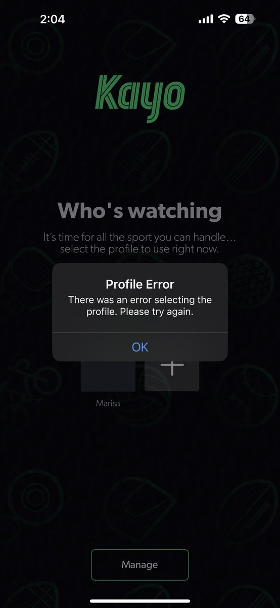 morsbol's tweet photo. @kayosports @kayosports_help it’s been 2 weeks and I still can’t access the service on any device but I’m still being charged. Don’t tell me to reset my WiFi - I’ve tried that!!! What’s happening? https://t.co/OuRUul67Nk