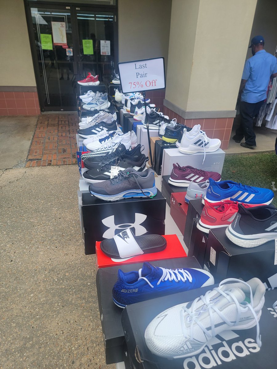 RedStickSports1's tweet image. Our tent sale is underway today! With deals under the tent and inside the store, this is a sale you don't want to miss! #tentsale #redstick