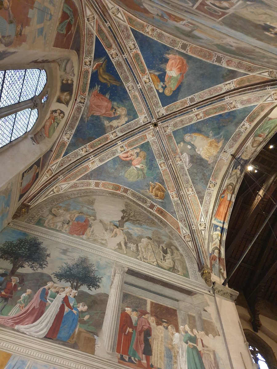 Arezzo! Bacci Chapel for wondrous frescoes by Piero della Francesca. Solomon & Queen of Sheba here. Thanks @culham_mark for recommendation. Thanks @Megthelibraria1 for a glimpse in The English Patient #FrescoFriday