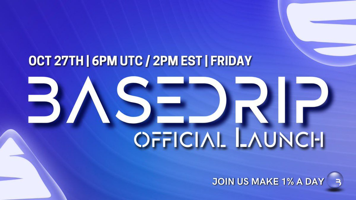 jason_darpa's tweet photo. Basedrip launch today in 3 hrs. 2pm Est. Gonna be huge. Starting price $2.50. Will break $50
Join their telegram for more info
https://t.co/35nPXbhtqm
Use my buddy address to join my team:
0xa4cDdeF11dDF105F40742B742271cE45aE57c6ae
#crypto #basechain #btc #drip #basedrip https://t.co/B0NT1f1foU