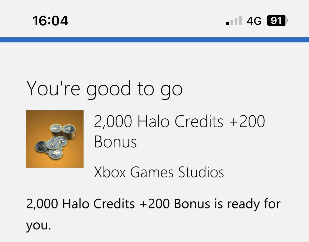 Tuggers192's tweet image. Halo points that I won in the @Team_VRTXGaming giveaway successfully redeemed. Let’s go! #halo #vortexgaming